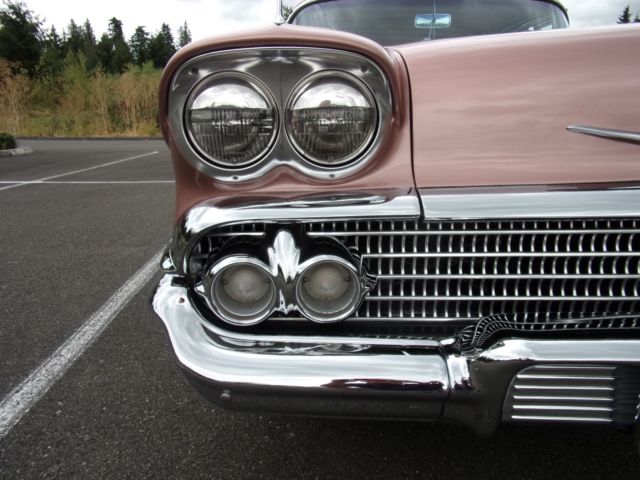 1958 Clay Coral Chevrolet Impala Coupe