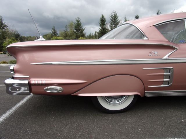 1958 Clay Coral Chevrolet Impala Coupe