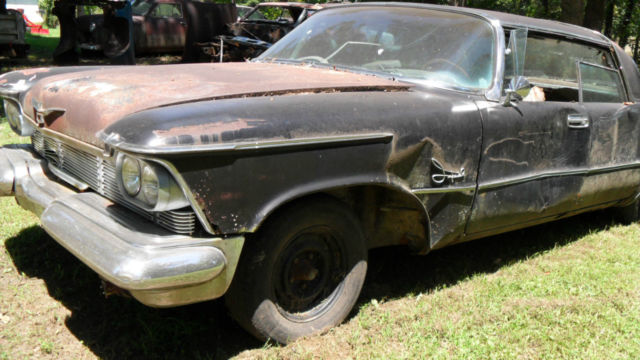 1958 black Chrysler Imperial 4 door hard top
