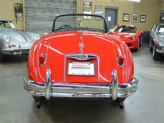 1958 Red Jaguar XK-150 S 3.4 Roadster Convertible