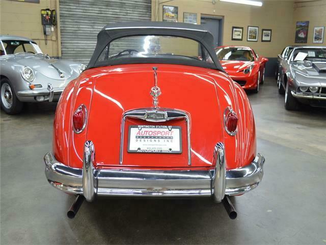 1958 Red Jaguar XK-150 S 3.4 Roadster Convertible