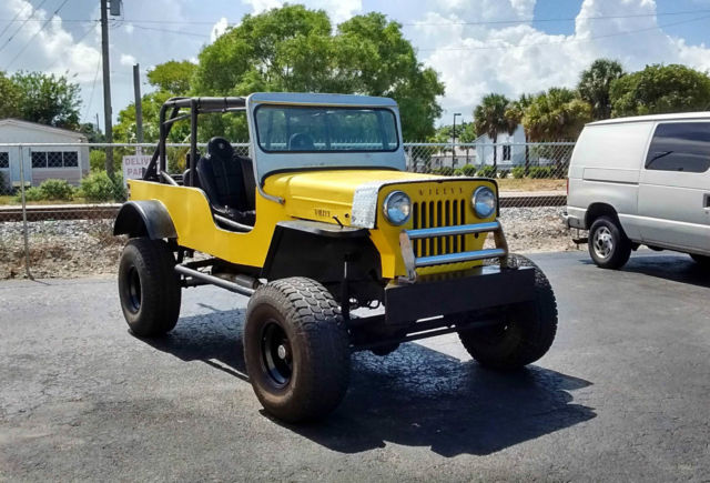 1958 aqua Willys Jeep