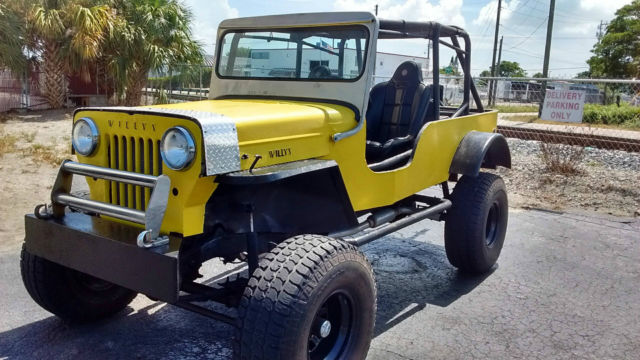 1958 aqua Willys Jeep