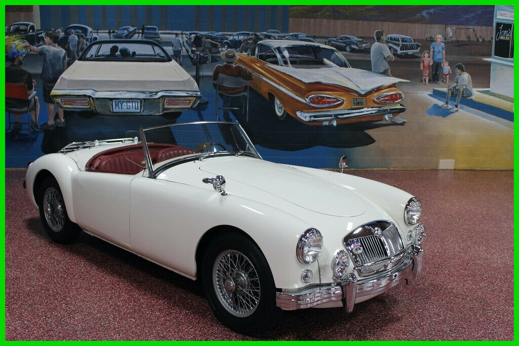 1958 White MG MGA Convertible