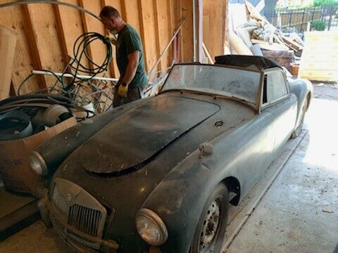 1958 Green MG MGA Coupe