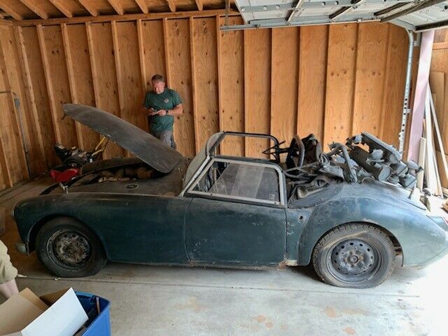 1958 Green MG MGA Coupe