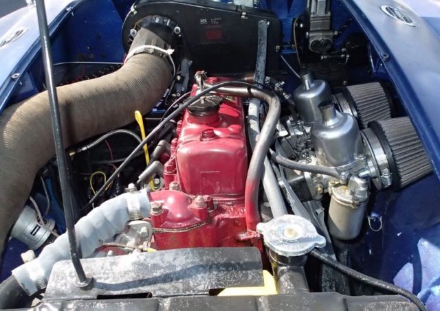 1958 Blue MG MGA Coupe