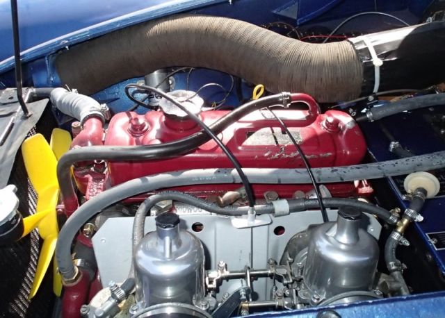 1958 Blue MG MGA Coupe