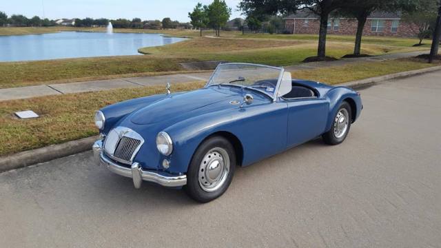 1958 Blue MG MGA Convertible