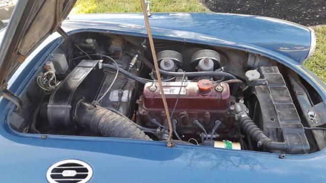 1958 Blue MG MGA Convertible