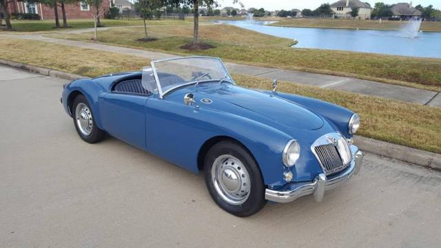1958 Blue MG MGA Convertible