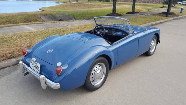 1958 Blue MG MGA Convertible