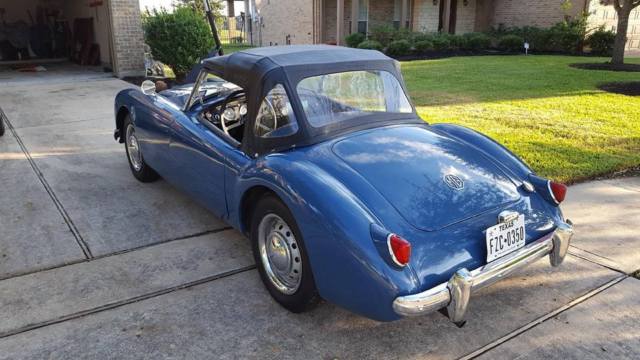 1958 Blue MG MGA Convertible
