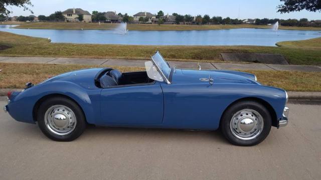 1958 Blue MG MGA Convertible