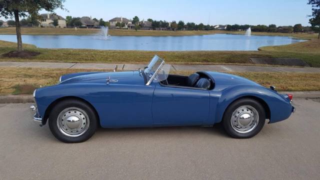 1958 Blue MG MGA Convertible