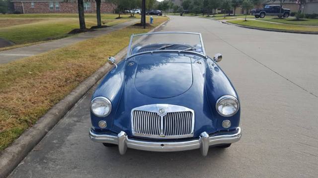 1958 Blue MG MGA Convertible