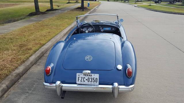 1958 Blue MG MGA Convertible