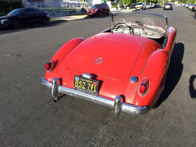 1958 Red MG MGA Convertible