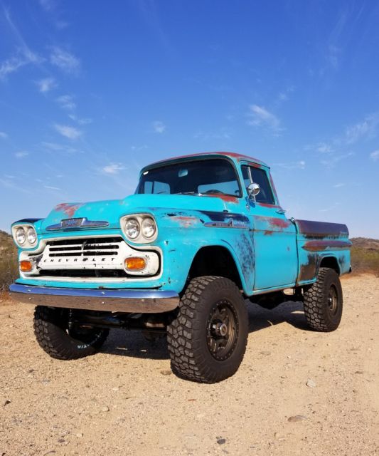 1958 Flat Clear Chevrolet Other Pickups Standard Cab Pickup