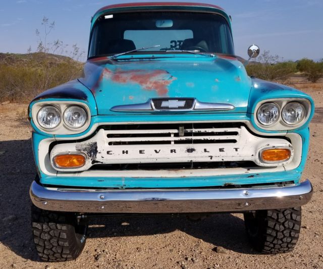 1958 Flat Clear Chevrolet Other Pickups Standard Cab Pickup