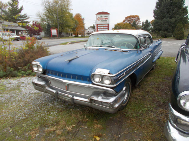 1958 Blue Oldsmobile Eighty-Eight Sedan