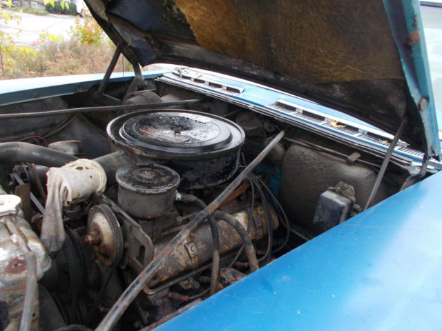 1958 Blue Oldsmobile Eighty-Eight Sedan