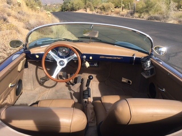 1958 Blue Porsche Other Convertible