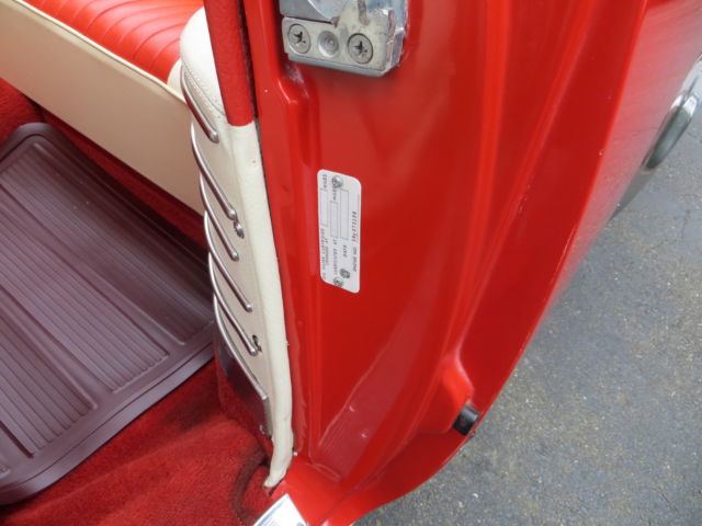 1958 Red Cadillac Eldorado Convertible