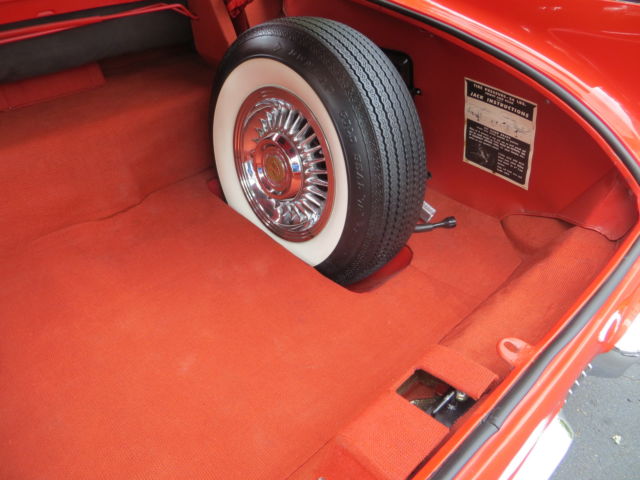 1958 Red Cadillac Eldorado Convertible