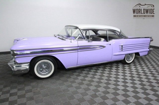 1958 Purple Oldsmobile SUPER 88 Coupe