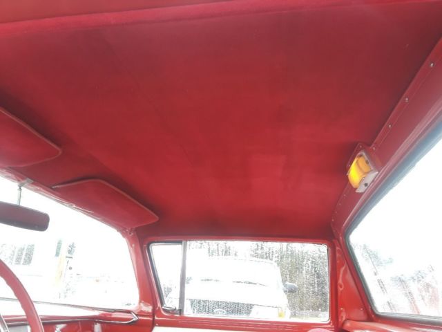 1958 Red and white Ford Ranchero Ranchero truck