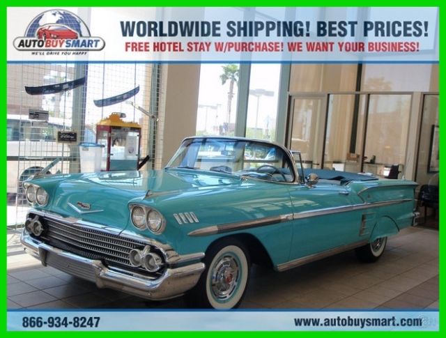 1958 Blue Chevrolet Impala