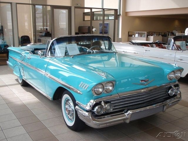 1958 Blue Chevrolet Impala