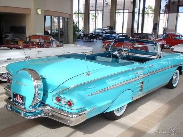 1958 Blue Chevrolet Impala