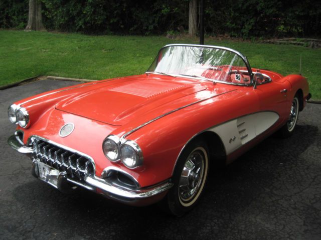 1958 Signet Red Chevrolet Corvette