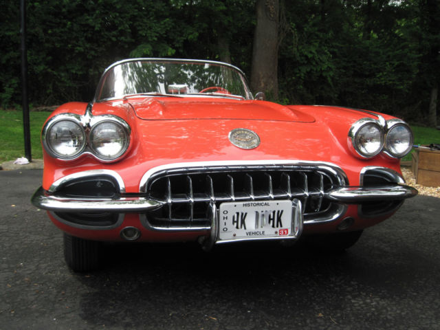 1958 Signet Red Chevrolet Corvette