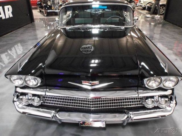 1958 Purple Chevrolet Biscayne