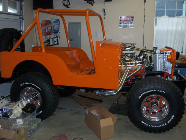 1958 orangr Willys Jeep Willys cj 5