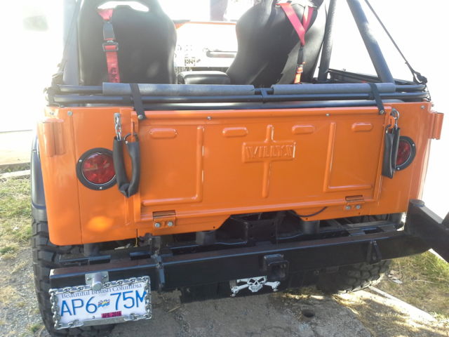 1958 orangr Willys Jeep Willys cj 5