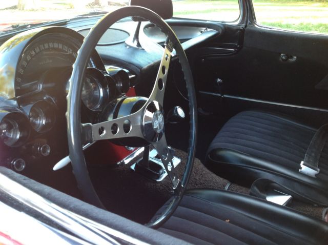 1958 Red Chevrolet Corvette Convertible