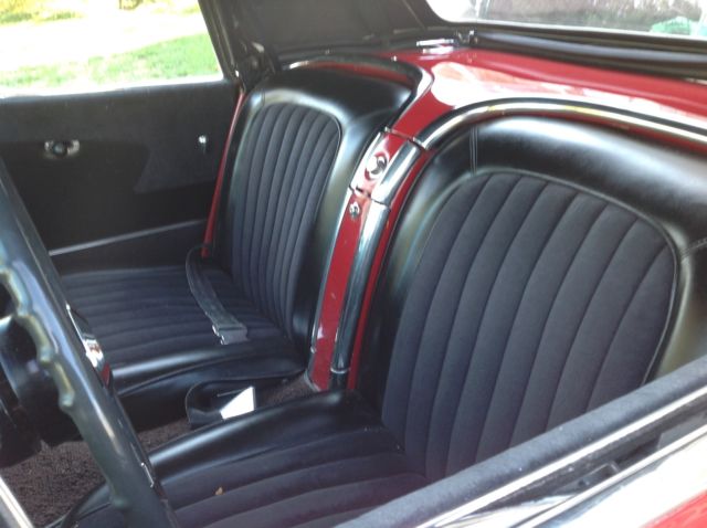 1958 Red Chevrolet Corvette Convertible