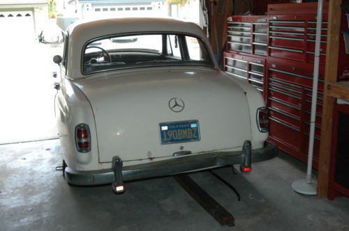 1959 white Mercedes-Benz 190-Series