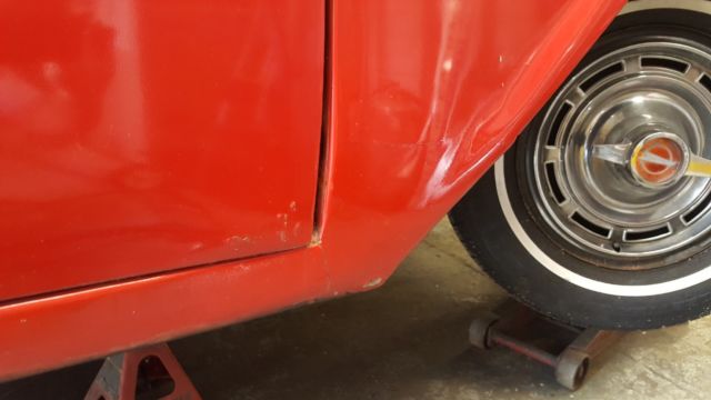 1959 Wht & Red Ford Galaxie