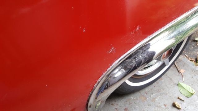 1959 Wht & Red Ford Galaxie