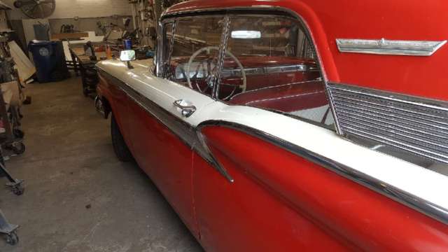 1959 Wht & Red Ford Galaxie