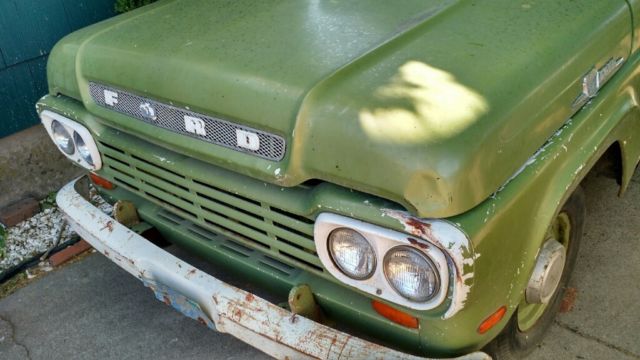 1959 Green Ford F-100