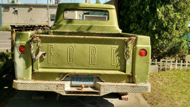 1959 Green Ford F-100