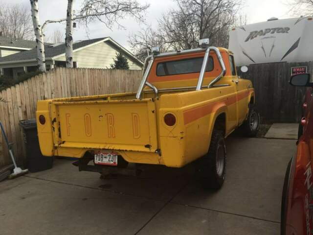 1959 YELLOW Ford F-100