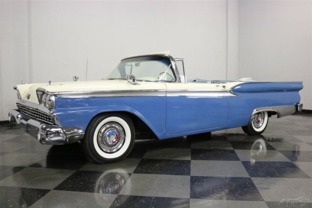 1959 White Ford Fairlane