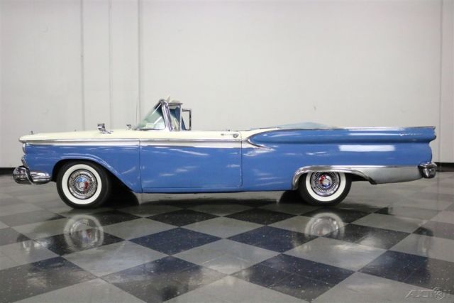 1959 White Ford Fairlane